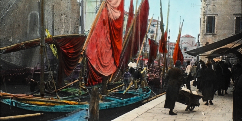 Una calle di Chioggia