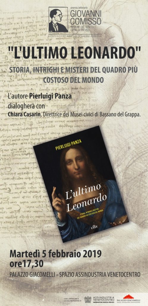 Presentazione: "L'ultimo Leonardo. Storia, intrighi e misteri del quadro più costoso del mondo" di Pierluigi Panza